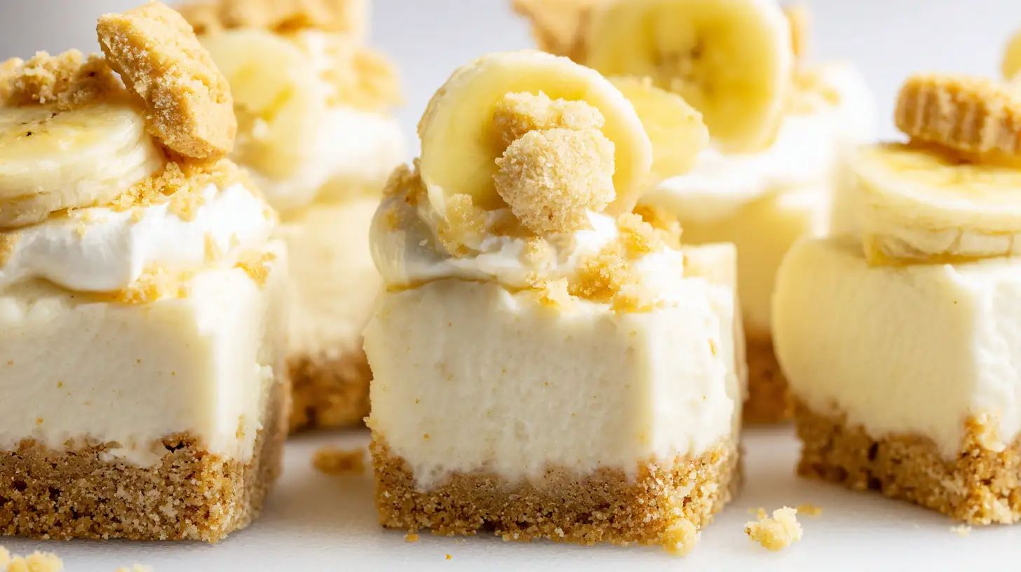 Cheesecake Banana Pudding Bites Easy No-Bake Dessert for Parties