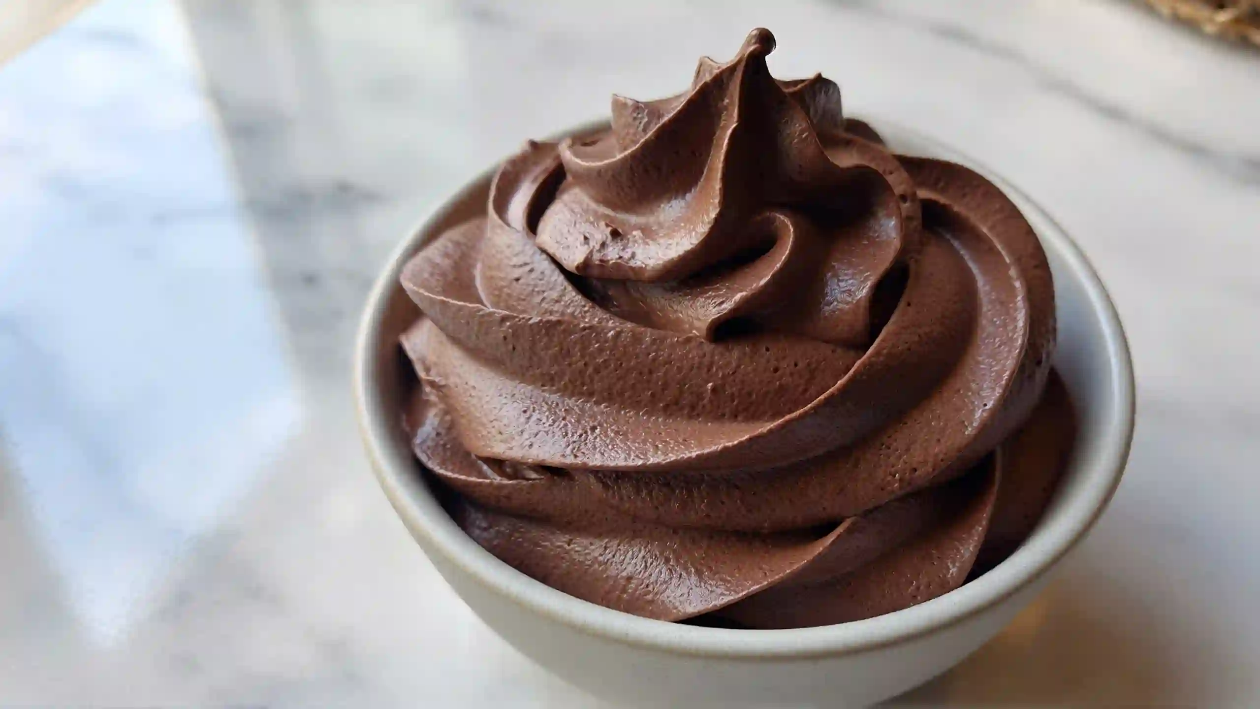 Chocolate Cool Whip topping – light and fluffy cocoa-infused whipped dessert topping perfect for chocolate pies, cake fillings, and no-bake desserts.