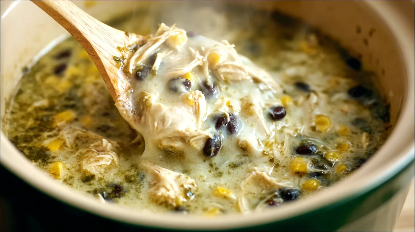 Crock Pot Green Enchilada Chicken Soup: Cozy, Creamy, Easy Dinner