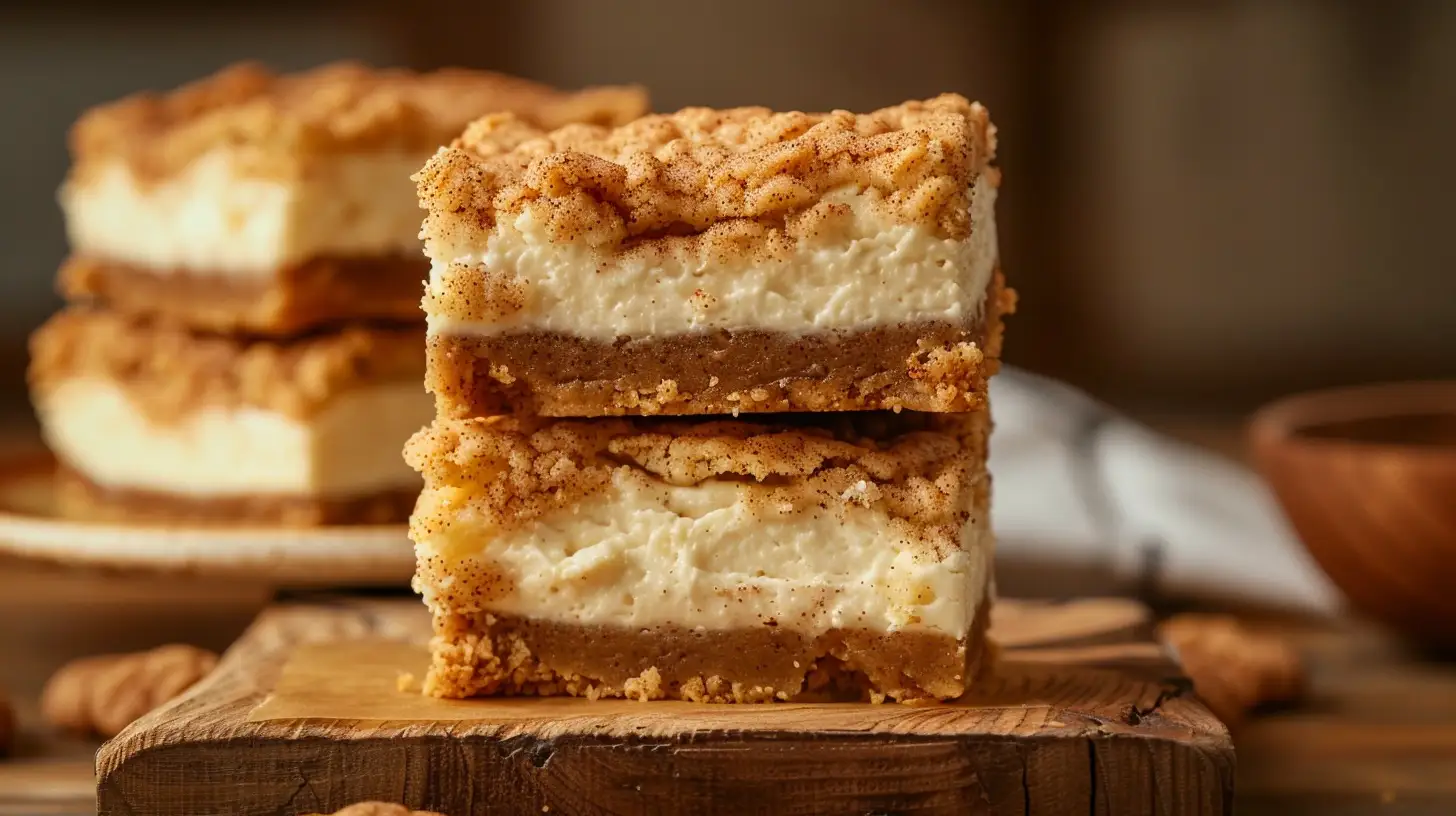 The Best Snickerdoodle Cheesecake Bars (Creamy & Crack-Free)