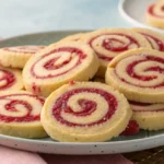 Delicious Raspberry Swirl Shortbread Cookies Recipe