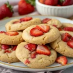 Delicious Homemade Strawberry Shortbread Cookies